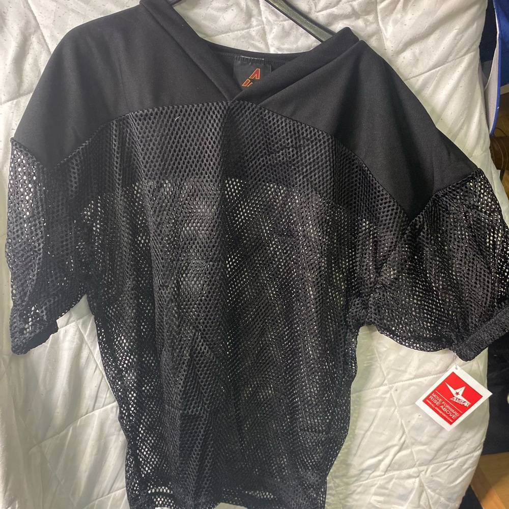 All Star Black 3XL Practice Football Jersey